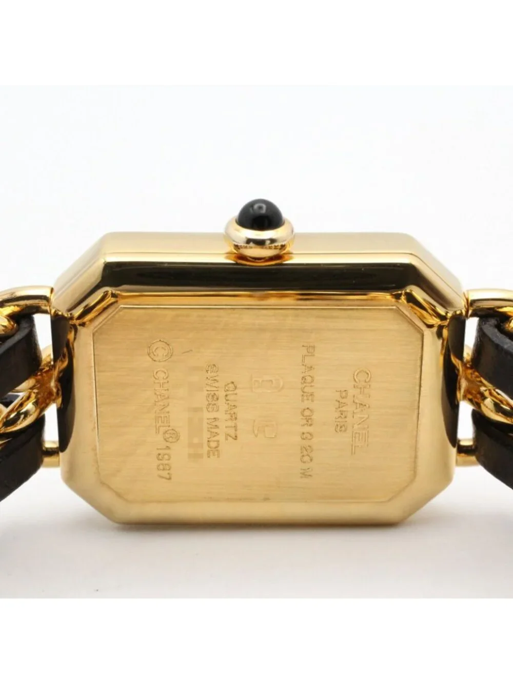 Chanel Watch Premiere S Black Leather